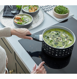 Ensemble de casseroles antiadhésives en verre avec couvercles en verre et poignées en bakélite, 6 pièces, pour cuisinières à gaz et à induction - Product Image 5