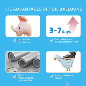 Palloncini in Mylar Opaco a Forma di Elefante, <span class=keywords><strong>Unicorno</strong></span>, Dinosauro, Animali, Ecologici e Durevoli, per Decorazioni di Capodanno e Compleanno - Product Image 2