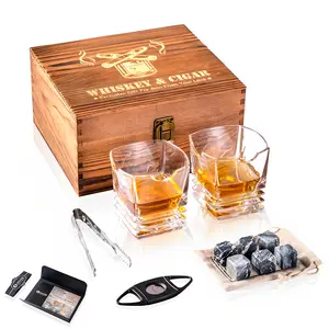 Forneed whiskey glass set foreign wine glass spirit glass wine set quick-frozen ice cube ice stone ice bar