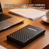 Boîtier de disque dur externe USB 3.0 VONN 2,5 pouces V9, transfert de données haute vitesse pour SSD/HDD 2,5 pouces