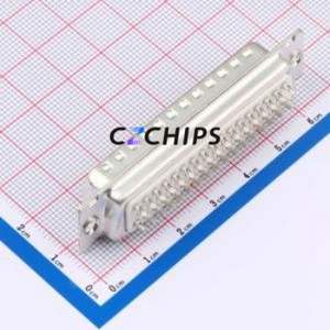 DD50P065TXLF D-Sub/VGA Connector Connector ( Gender: Male )( Total Number of PINs: 50P )( Number of Rows: 3 ) - Product Image 2