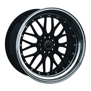 Cerchi in Lega Forgiati Personalizzati Nuovi in Alluminio 18x9.5 Offset <span class=keywords><strong>30</strong></span> Attacco 5x114.3 Foro Centrale 73.1mm Neri con Bordo Lavorato - Product Image 1