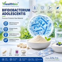 Poudre de probiotiques Bifidobacterium Adolescentis lyophilisée, souches blanches documentées pour capsules et sachets, qualité alimentaire