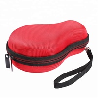 Étui rigide en EVA en forme de goutte d'eau pour haut-parleur Bluetooth portable, anti-rayures, pochette de rangement de voyage avec sangle de poche en maille