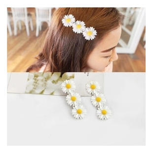 Neue 2021 Mode elastischen Haarring niedlichen Mini Gänseblümchen Blume Haars pange Pferdes chwanz Halter Frau Mädchen Haarschmuck - Product Image 6