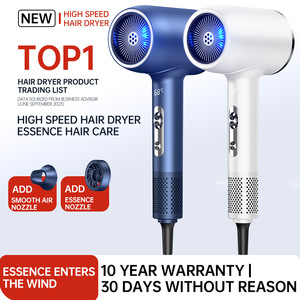 เครื่องเป่าผมมืออาชีพ 2400W พร้อมไอออนลบจอแสดงผลดิจิตอล LED เครื่องเป่าเป่าผมไร้ใบความเร็วสูงเสียงรบกวนต่ํา - Product Image 6