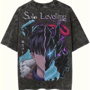 เสื้อยืดทรงโอเวอร์ไซส์สไตล์เรโทรวินเทจ HG8900 ปรับแต่งได้ คุณภาพสูง เนื้อผ้าหนา ซักฟอกแบบ Acid Wash และ Mineral Wash ผ้าฝ้าย 100% - Product Image 5