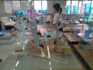 Đồ Nội Thất Cà Phê Cửa Hàng Văn Phòng Trong Suốt Màu Sắc Hiện Đại Tùy Chỉnh Bàn Acrylic Hình Vuông - Product Image 6