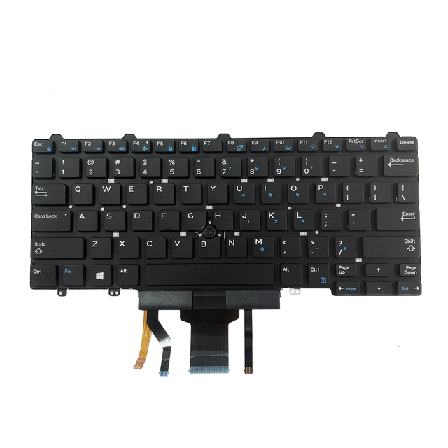 FOR for Latitude 5450 7450 5480 7480 Original New Backlit Keyboard 0D19TR D19TR 90 Days Warranty