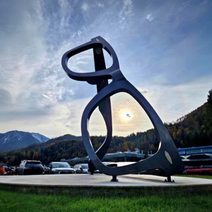 Sculture di Occhiali in Acciaio Inossidabile <span class=keywords><strong>per</strong></span> Decorazione Pubblica di Parchi e Giardini, Grandi Decorazioni <span class=keywords><strong>per</strong></span> Esterni - Product Image 5