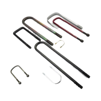 Collier de serrage métrique en acier au carbone, inoxydable, zincé, galvanisé à chaud (HDG) avec écrous et rondelles pour raccordement de conduites électriques, directement de l'usine