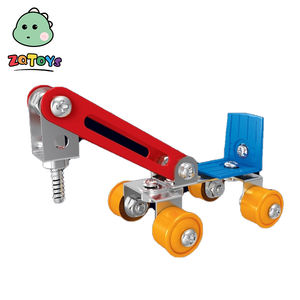 مجموعة ألعاب تعليمية معدنية للتجميع الذاتي من زهيكيو - مركبات عسكرية متعددة الأشكال طائرات مقاتلة سفن حربية دبابات - Product Image 2