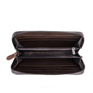 Long Wallet <b>Purse</b> for Women <b>Girls</b> Genuine Cow Leather Fashion Retro Zipper Clutch Bags Multifunction Casual High - Product Image 4