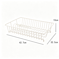 Égouttoir à vaisselle simple en métal, moderne, multifonctionnel, mobile, portable, non pliable, durable, étanche, pour cuisine commerciale