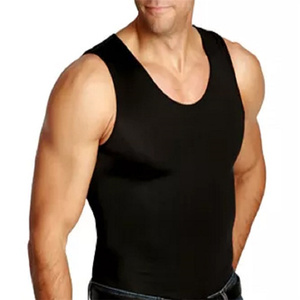 Customized <b>Men's</b> Slim Sleeveless <b>Vest</b> Fitness Sports Special Comfortable Breathable Polyester/Cotton Puff Printing 3D Embroidery - Product Image 4
