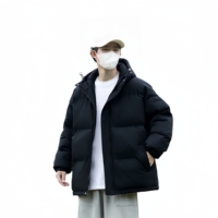 Veste d'hiver pour homme, grande taille, décontractée, personnalisée, en duvet, épaisse, à capuche, chaude, coupe-vent et résistante au froid, pour l'extérieur