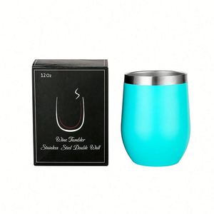 Gobelets isothermes personnalisés avec logo, 12 oz, sans pied, en acier inoxydable 304, pour vin - Product Image 3