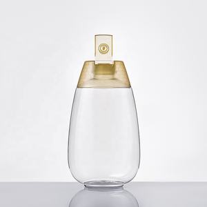 Bouteille de miel en plastique à retourner, 500 g, avec clip en silicone en forme de nid d'abeille, bouchon rabattable, logo personnalisé pour sirop, shampoing, liquide - Product Image 3