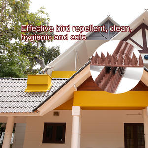 50cm oiseau répulsif petit animal dispositif de dissuasion oiseaux effrayer mur clôture pointes en plastique conduire oiseau loin - Product Image 5