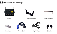 Máquina de Luces Láser RGB para Fiestas de Boda, Nueva Tendencia, 5W 6W ILDA DMX, Láser con Sonido para Discotecas, Animación Láser para Fiestas