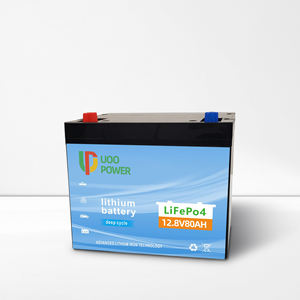 Batterie <span class=keywords><strong>hybride</strong></span> LiFePO4 <span class=keywords><strong>rechargeable</strong></span> 12,8 V 80 Ah, directement de l'usine, protection IP65, communication CAN, 6000 cycles, sortie 1 kW - Product Image 1