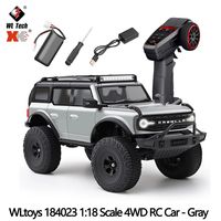 WLtoys 184023 RTR 1:18 2.4G 4WD RC Rock Crawler |   Camioneta Todoterreno con Luces LED, Eje Portal, Cambio de 2 Velocidades y M