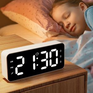 Color-changing <b>Digital</b> <b>Clock</b> Seat <b>Clock</b> Desktop Alarm <b>Clock</b> - Product Image 1