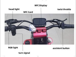 Nouveau Scooter Électrique Tout-Terrain 14 Pouces 2026, Stock USA, Double Moteur 10000W 72V 50Ah, Batterie Amovible, Démarrage Rapide avec NFC - Product Image 6