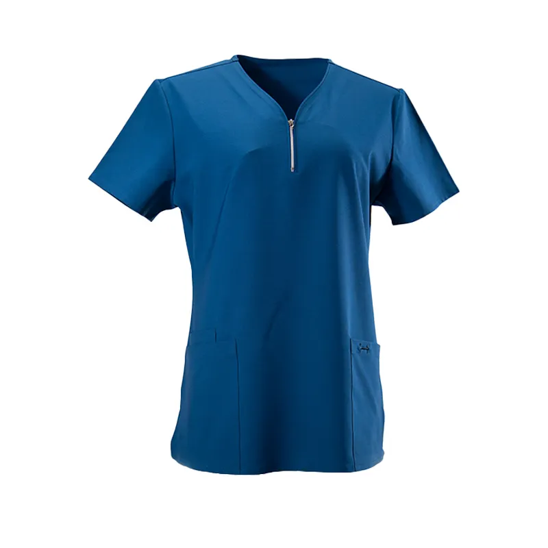Groothandel Elastische Aangepaste Logo Meisjes Ziekenhuis Uniformen Scrubs Voor Vrouwen Medische Lab Jassen Verpleegkundige Uniform Vrouwen Scrubs Uniformen Set