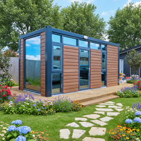 Maison de bureau préfabriquée moderne et peu encombrante Ray-Zen avec rangement en acier détachable pour les bureaux et les hôtels