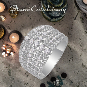 925 Sterling Silver Moissanite <b>Ring</b> Prong Set | Unisex Wedding Band Anniversary Jewelry Engagement <b>Ring</b> <b>Couple</b> Gift Wholesale - Product Image 2