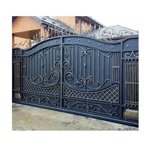 Durável usando o baixo preço porta de ferro portão de ferro design