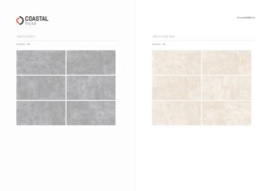 Azulejos de Porcelana para Piso de 600 x 1200 mm, Color Gris Qana, Acabado Mate, Antideslizantes, Estilo Arquitectónico de Tendencia, Decoración de Pisos, Azulejos para Baño - Product Image 3