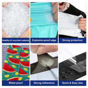 Color personalizado negro Poly Mailers Mailing Mail <span class=keywords><strong>Express</strong></span> Bags Opción de plástico compostable <span class=keywords><strong>Paquete</strong></span> de envío impreso con logotipo - Product Image 5