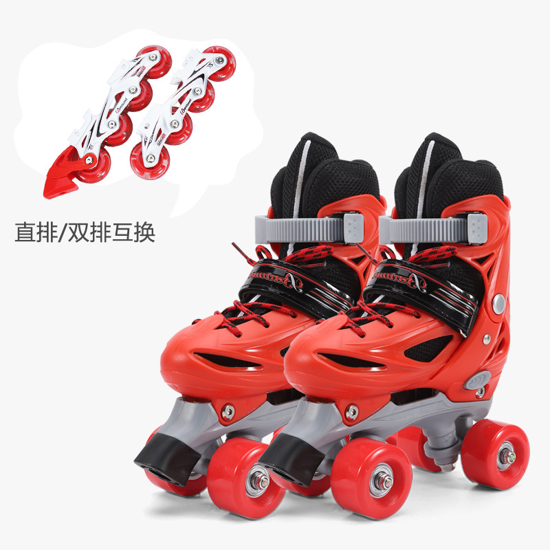 Chaussures deux-en-un rouges