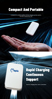 Chargeur mural GaN ultra fin portable 30W, prise pliable, adaptateur de charge rapide pour Pad Pro et ordinateurs portables PD3.0 PPS