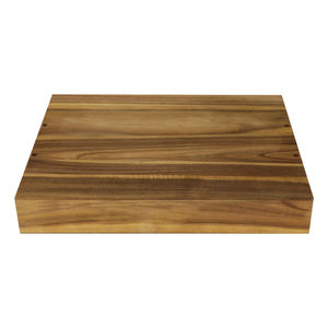 Bandeja de madera con asas <span class=keywords><strong>para</strong></span> servir, bandeja de comida y bebidas <span class=keywords><strong>para</strong></span> mesa de centro, desayuno, cena y bar, bandeja de almacenamiento decorativa rústica FSC - Product Image 2