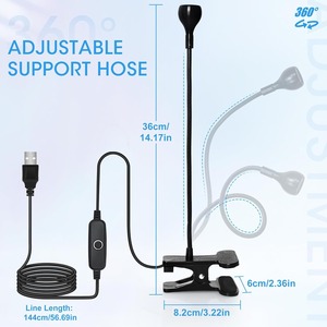 Lámpara UV <span class=keywords><strong>para</strong></span> <span class=keywords><strong>uñas</strong></span>, <span class=keywords><strong>luz</strong></span> de 3W <span class=keywords><strong>para</strong></span> <span class=keywords><strong>uñas</strong></span>, cuello de cisne, abrazadera Led <span class=keywords><strong>para</strong></span> curado <span class=keywords><strong>ultravioleta</strong></span>, <span class=keywords><strong>Luz</strong></span> Portátil, secador de entrada USB con 4 niveles de atenuación - Product Image 5