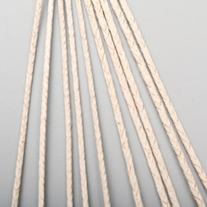 ไส้เทียนฝ้ายธรรมชาติแบบไม่มีควันเคลือบแว็กซ์สำเร็จรูปสำหรับทำเทียนงานแต่งงาน ของตกแต่งงานปาร์ตี้ - Product Image 3