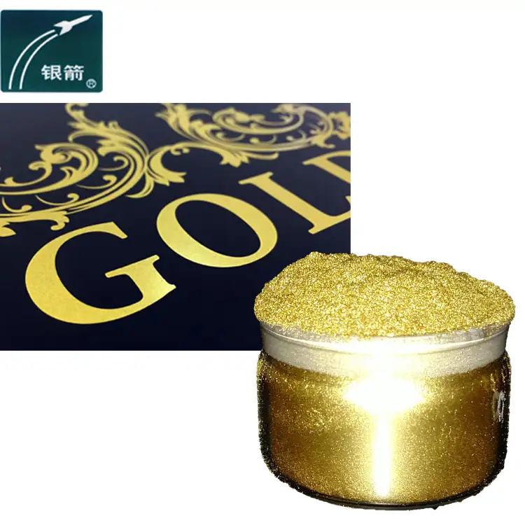 Tinte Spezialität Bronze pulver Blatt flockiges Gold pulver für Offsetdruck farbe