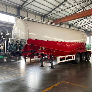 Semirremolque de Acero de Alta Resistencia Personalizable de 3 Ejes y Capacidad de Más de 30 Toneladas para el Transporte de Partículas de Polvo Variadas - Product Image 3