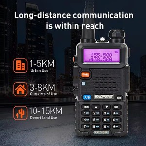 Tốt nhất bán CE dual-band ham <span class=keywords><strong>intercom</strong></span> Long Range UV 5R UV5R 5 Wát 8 Wát hai cách phát thanh Walkie Talkie - Product Image 4