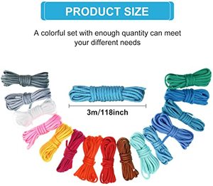 Corde Paracord Tressée 7 Brins en Nylon 4mm Noir 550 pour Bracelet, Vente en Gros, Personnalisée, pour Camping, Pas Cher - Product Image 3