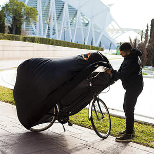 Housse de moto, housse de grande taille en tissu Oxford 420D, housse de protection contre la pluie et le soleil pour vélo, housse de vélo électrique/cape de vélo - Product Image 2