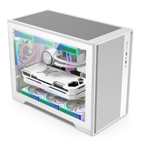 Newly Computer PC Tower Gaming Pc Case White Gaming Casing Pc Cabinet M-ATX Computer Cases Towers Case Pc Gamer With Type C