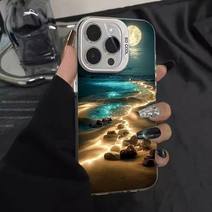 Coques de Téléphone Antichoc de Luxe Star River Beach pour iPhone 17 Air 16 15 Plus Pro Max 14 13 12 11 X – Coque Arrière Personnalisable avec Logo - Product Image 2