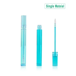 PETG 소재 포장 다채로운 도매 투명 플라스틱 액체 립스틱 커스텀 립글로스 튜브