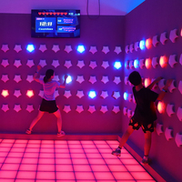 Mur d'escalade interactif LED pour enfants - Aire de jeux intérieure avec lumières RGB et capacité de 100 kg