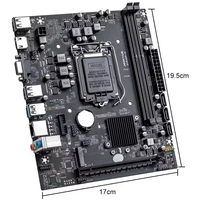 Carte mère JGINYUE H311M-C M-ATX LGA1151 DDR3 double canal M.2 NVMe HDM1 sortie d'affichage VGA pour processeur de bureau de 6e à 9e génération