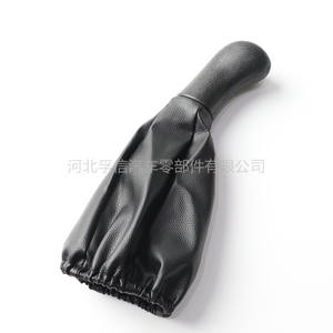 Housse de pommeau de levier de vitesse en cuir pour Chery QQ Chang'an, lavable - Product Image 3